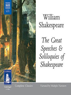 cover image of The Great Speeches and Soliloquies of Shakespeare